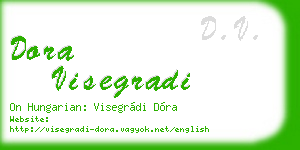dora visegradi business card
